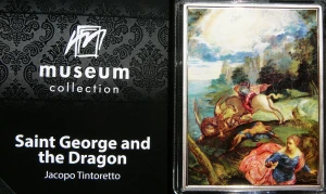 1$ SAMOA 2019 ŚW JERZY i SMOK JACOPO TINTORETTO MALARSTWO MISTRZÓW OLBRZYM