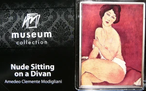 1$ SAMOA 2019 NAGOŚĆ SIEDZĄCA NA SOFIE AMADEO MODIGLIANI MALARSTWO MISTRZÓW