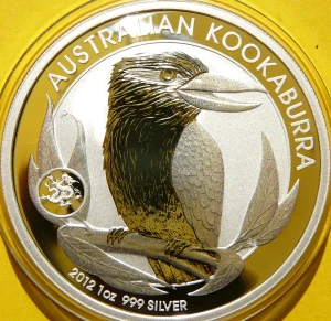 1$ AUSTRALIA 2013 KOOKABURRA PRIV ROK SMOKA DRAGON SREBRO UNCJA