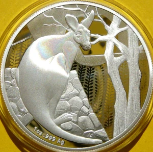 DOLLAR AUSTRALIA 2020 KANGUR ASTRALIJSKI SREBRO UNCJA PROOF