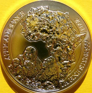 50 FRANK RWANDA 2008 GORYL SREBRO 999 UNCJA RZADKA