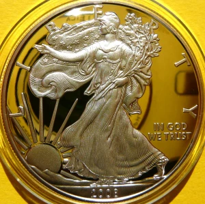 1$ USA 2008 W EAGLE LIBERTY BOGINI WOLNOŚCI PROOF